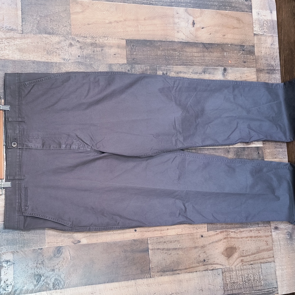NWT The Foundry  Flat Front Comfort Stretch Gray Pants Sz 40 x 36 Tall Men